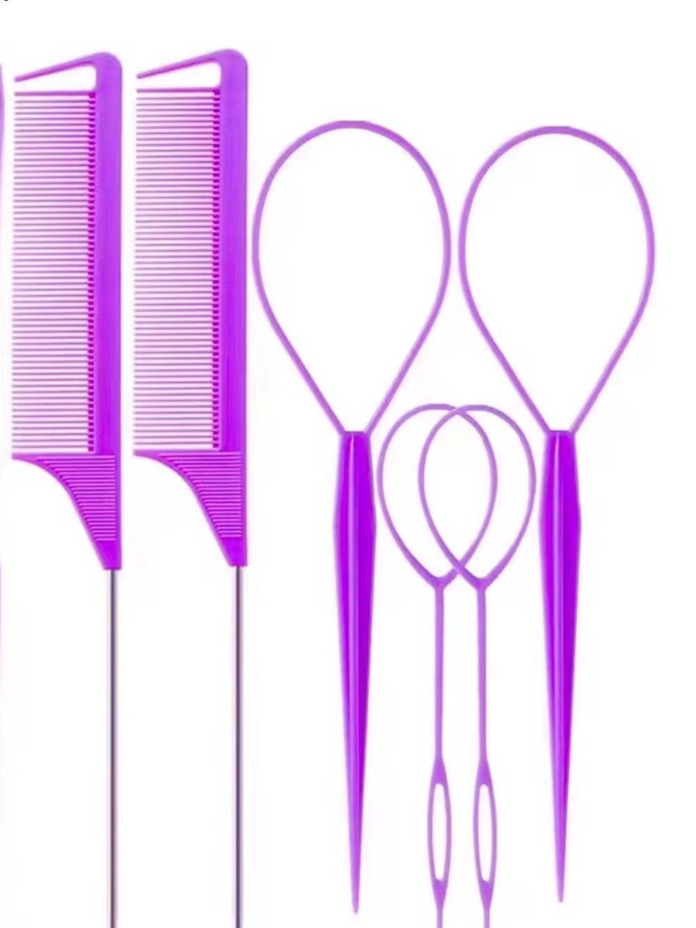 ZVOREI 6 Pieces  Hair Combs Hair Tools Set